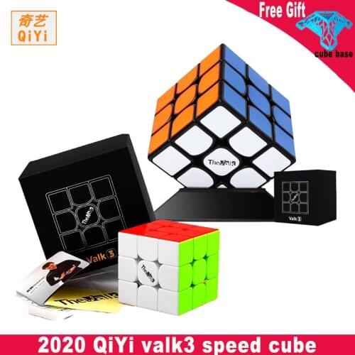 QiYi valk3 3x3x3 Magic cube Mofangge Valk 3 Speed Cube 3x3 Magic Competition Cubes Toy Puzzle magentic Cubes