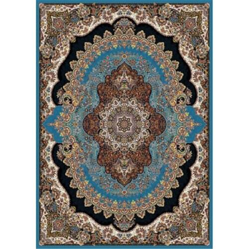 Blue Persian Iran Rugs And Carpets For Home Living Room Coffee Table Bedroom Full Carpet Home Study Rectangular Carpet Polypropy