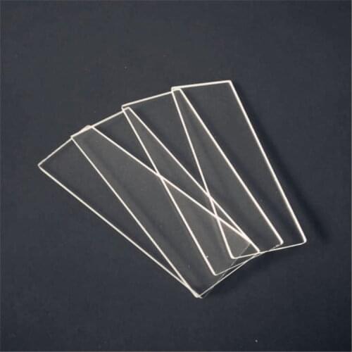 Clear quartz glass slide 75*25*2+/-0.1mm silica quartz plate