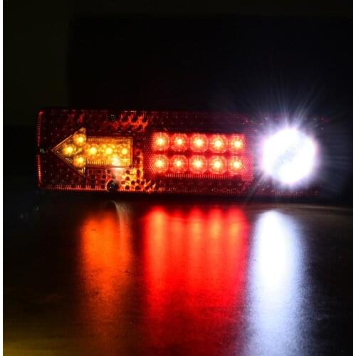 2PCS 131 LED Taillights Cars Tricycle Trucks Trailer Turn Light Brake Lamp 12V 2PCS 131 LED Taillights Cars Tricycle Trucks Trai