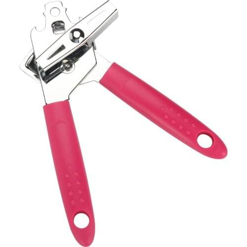 1PC Multifunctional Stainless Steel Professional Tin Can Opener Kitchen Craft Easy Grip Opener For Cans Bottle Opener PJ 008