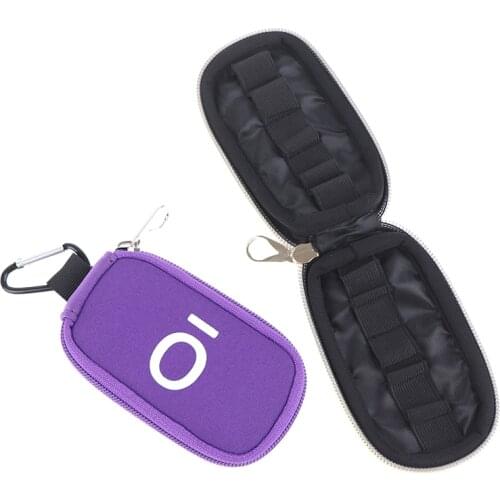 10Slots 1-3ML Essential Oil Storage Bag for Doterra Bottle Holder with Hanging Buckle Oil Travel Carrying Storage Case Organizer