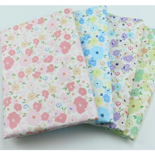 160x50cm 100% Cotton Fabric Telas Tissu Cartoon Animal Flower Series Ankara Fabric Pillow Quilts DIY Patchwork Baby Kids