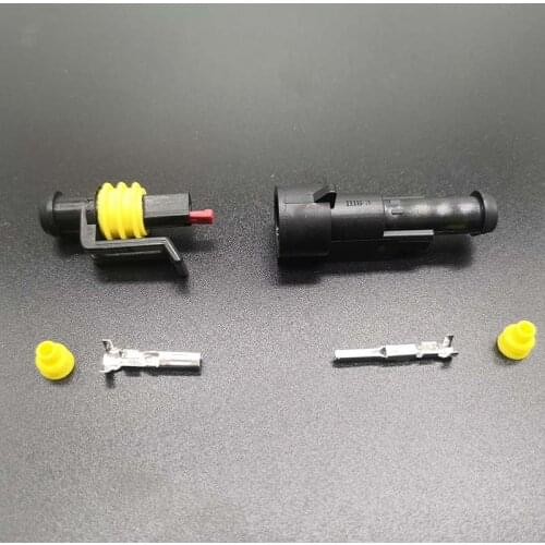 282105/282087 5 sets of 1pin 1.5 waterproof male and female car connector connector plug for car, motorcycle, skateboard