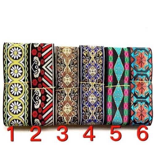 5cm nation style fashion jacquard ribbon,XERY200323H