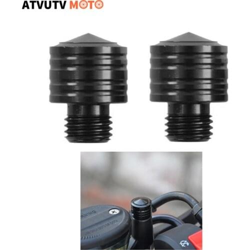 1 Pair M8 M10 8mm 10mm Motorcycle Mirror Adapters Rearview Mirrors Conversion Bolt Holder Screws Right Thread
