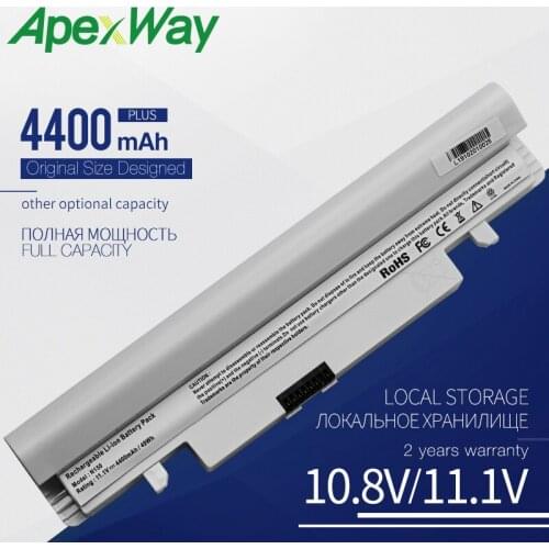 ApexWay 4400mAh 10.8V 6Cells battery for SAMSUNG N143 N145 N148 N150 N250 N250P N260 N260P
