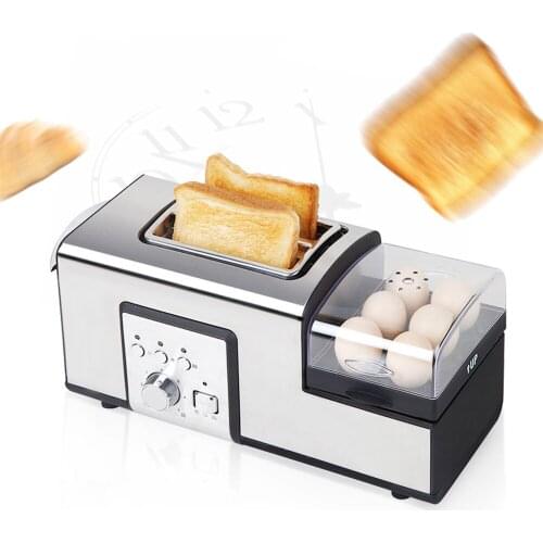 Household Toaster Breakfast Machine Bread Toaster Eggs Steamer Cooker Fried Machine Steamed Eggs Breakfast Machine