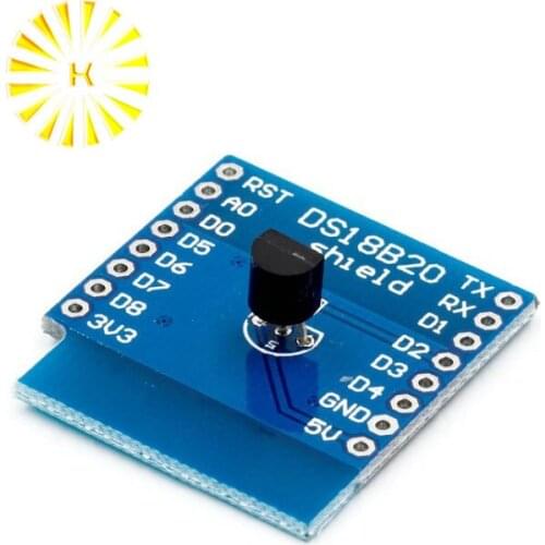 DS18B20 Temperature Sensor Shield Wemos D1 Mini D1 Mini Pro ESP NodeMCU Connector