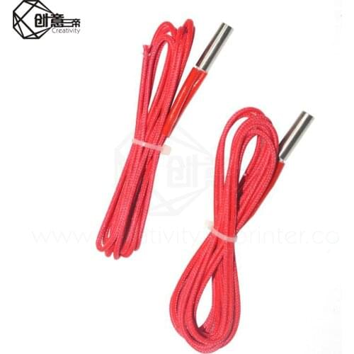 1M length Heating Tube 6*20mm Heat 12V30W/24V30W Heater 6*20mm Extrusion 3D Printer Part 12V 30W Ceramic Cartridge For Extruder