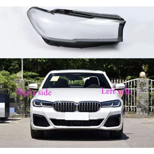 For BMW 5 Series G30/G38 2020 2021 2022 Headlight Shell Lamp Shade Transparent Cover Headlight Glass Headlamp Cover