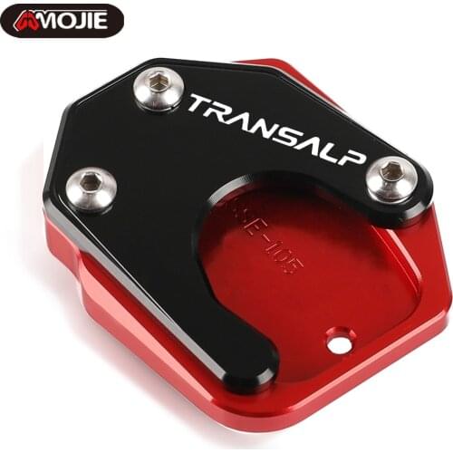 For Honda XLV 600 650 700 TRANSALP XL600V XL650V XL700V Motorcycle Kickstand Foot Side Stand Extension Pad Support Plate