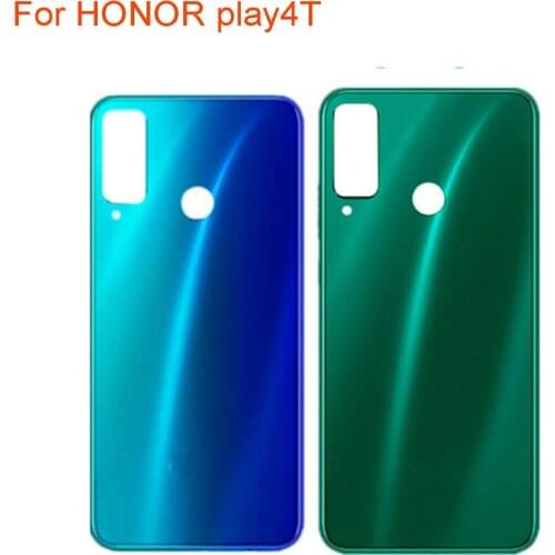 For HONOR play4T Back Battery Cover Door Housing case Rear Glass Replace parts For HONOR play 4T