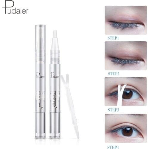 Eyelash Eyelid Glue Double Eyelid Styling Cream Eyelid Makeup Tools Long Lasting Easy To Wear Quick Dry Eyelash Glue Tools