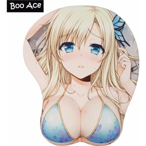 Japanese anime Kashiwazaki Sena Anime 3D Oppai Mouse Pad Wrist rest