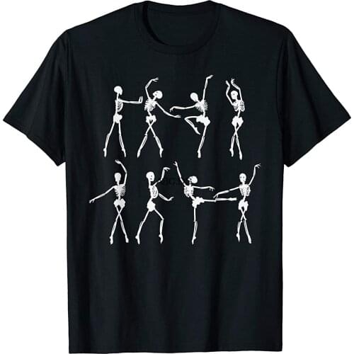 Skeleton Ballerinas Ballet Dance Cute Halloween Costume Girl T-Shirt