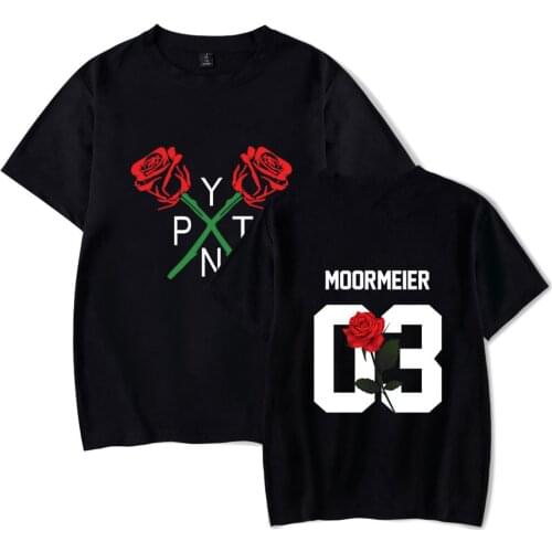 2020 payton moormeier T shirt Men Women Fashion Personality Hip Hop Short Sleeve Tees Suitable Summer casual black t-shirt