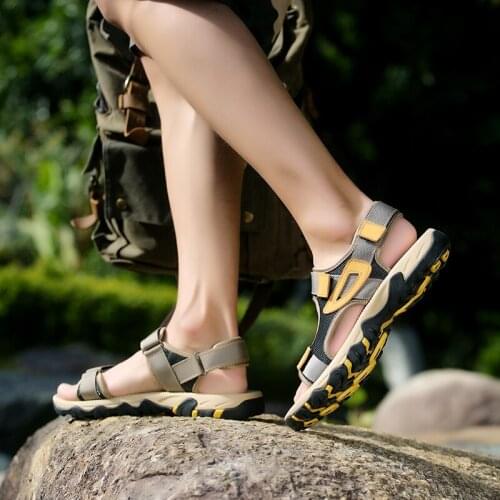 Man Roman Comfortable Walking Fashion Sandal Summer Light-weight Mens Sandals Outdoor beach Soft Casual Sandal Shoes For Man
