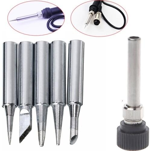 5pcs Soldering Iron Tip Lead-free Welding Sting 900M T Series For Hakko 933 907 913 951 Soldering Iron Station