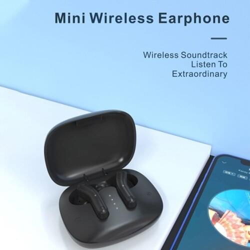 New F10 Bluetooth 5.0 Earphones Wireless Noise Reduction Stereo Headphone Music Time Smart Touch Control Sport Gaming Headset