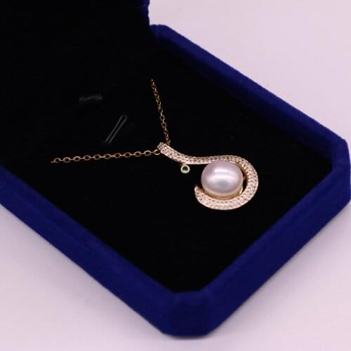 Charming Womens Pearl Pendant Necklace Elegant Ladies Wedding Clavicle Chain Choker Jewelry Accessories Party Gifts