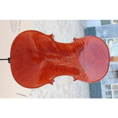 ONE 4 string 4/4 Cello old Maple Spruce Nice Finished Powerful Sound Master #08-301