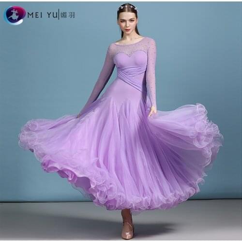 New ballroom dance competition dress dance ballroom waltz dresses standard dance dress women ballroom dress MY820