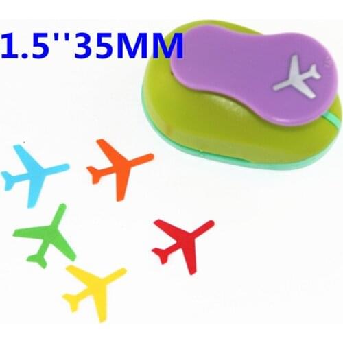 Plane 1.5'' (36mm) hole punch scrapbook paper cutter diy punches child craft tool Embosser kid S2936-2