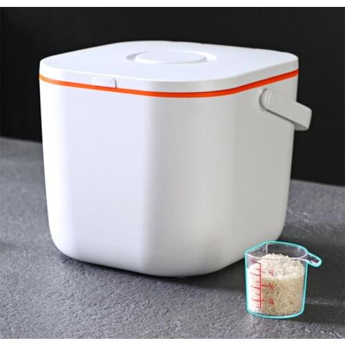 10KG Kitchen Portable Rice BucketInsect-Proof Moisture-Proof Sealed Rice Cylinder Grain Dog Food Household Storagerice Bucket