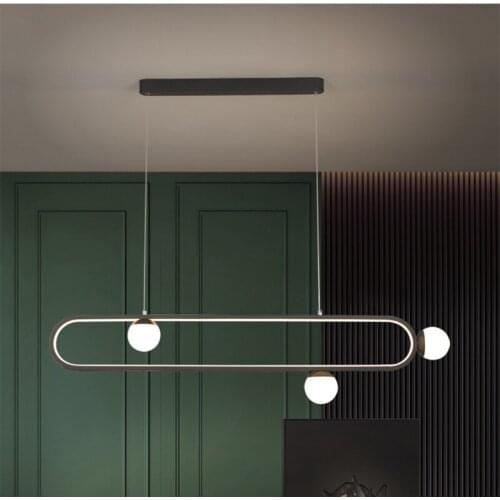 Nordic LED Pendant Lamp 3 Glasses Pendant Lights For Kitchen Dining Room Bar Suspension Luminaire Home Decor