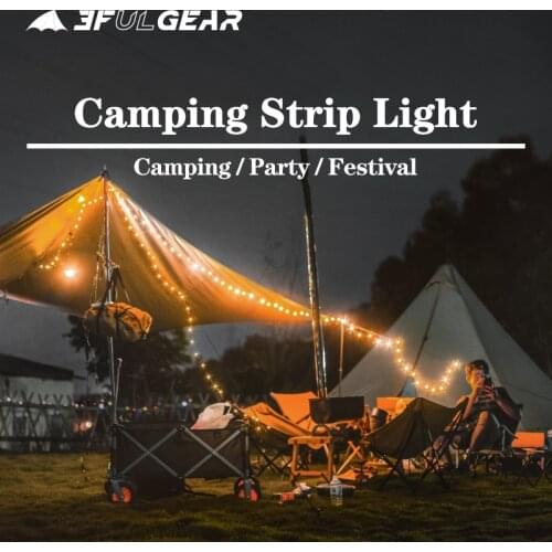 3F UL GEAR 10M Strip Light Led String Light Cooper Wire USB Mobile Power Capming Hiking Light Decoration