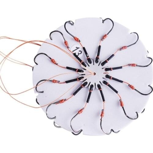 8-in-1 High Carbon Explosion Hook Fishing Hook Sharp Fishes Hook Fishing Circle Hooks Fly Dish Fishing Tackle