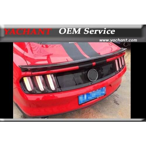 Car-Styling Carbon Fiber Rear Spoiler Fit For 2015-2016 Mustang YC Design Type II Style Trunk Spoiler Wing