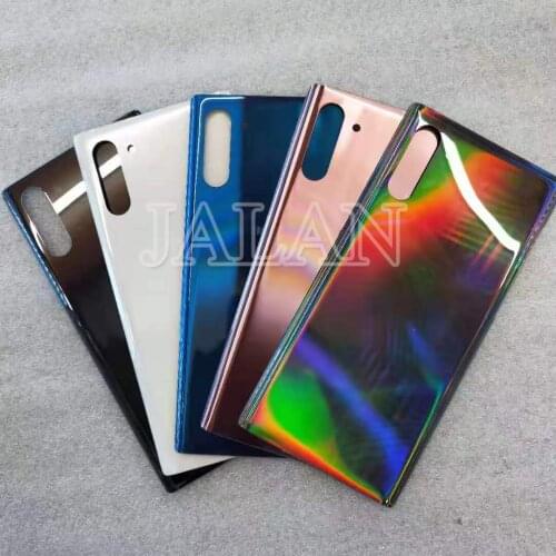 1PCS Back Glass Back Cover Housing For Note10 Note10+ N970 N975 Back Cover Housing Case Battery Protector Rear Door