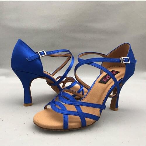 Comfortable womens fashion latin dance shoes tango ballroom salsa shoes 6228SB low heel high heel available free shipping