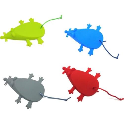 1 Pcs Door Stoppers Silicone Floor Safety Door Stop Wedge Home Door Decoration Mouse Shape Hardware Universal Home Improvement