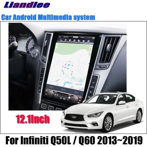 12.1Inch Android Tesla Vertical Screen For Infiniti Q50L / Q60 2013-2019 Car Carplay Wifi GPS Navi Map Navigation Media