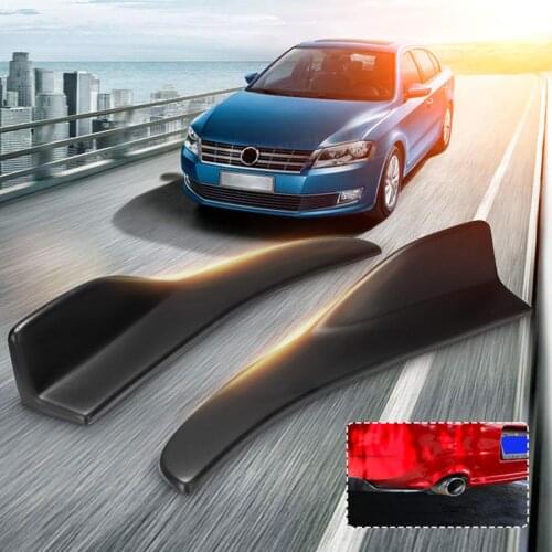 2x Car Rear Bumper Lip Diffuser Splitter Canard Extensions Universal For VW For Golf MK5 MK6 MK7 MK7.5 MK8 For Polo For Jatta