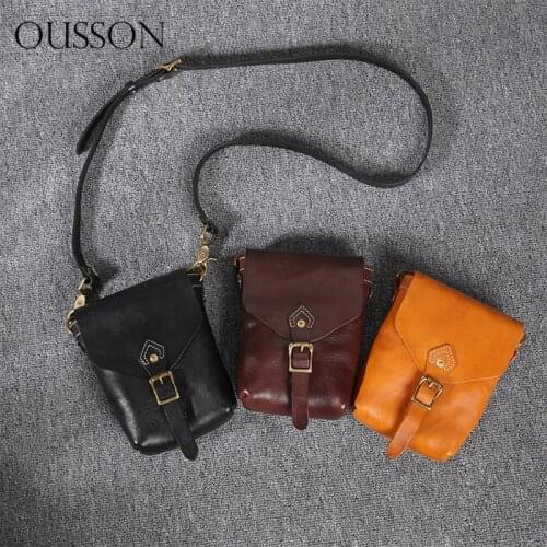 2021 New Fashion Small Square Bag Exquisite Men Shoulder Bag High Quality Leather Crossbody Bag For Men