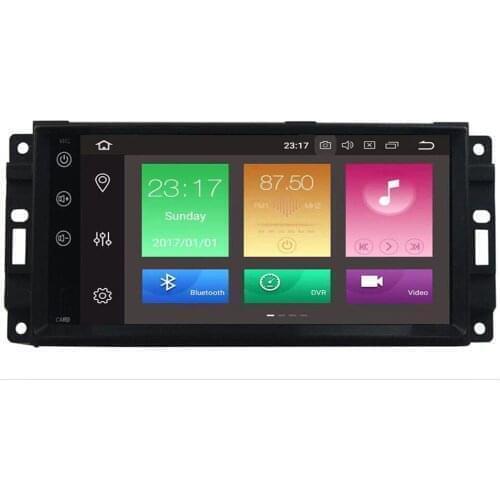 2 Din Android 10 Car CD DVD Player 8 Core GPS Navigation for Jeep Sebring Grand Cherokee Compass Wrangler 2005-2007 Car Radio
