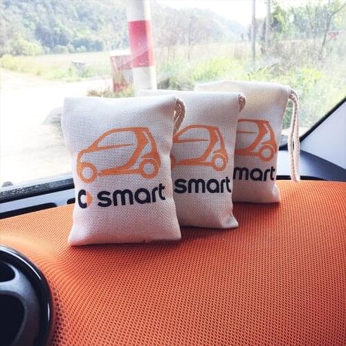 Car Air Freshener For Smart Fortwo Forfour 453 451 450 452 Crossblade Cabrio City-Coupe Roadster Forjeremy Bamboo Charcoal Bag