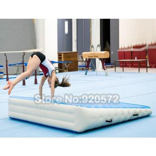 Free shipping Factory Price High Quality Hand Made Cheap Soft Landing Ramp Mat Tumble Track Inflatable Air Incline For Gymnastic