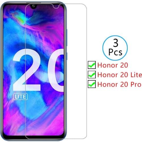 Case for huawei honor 20 lite pro cover screen protector tempered glass on honor20 20lite light 20pro protective phone coque bag