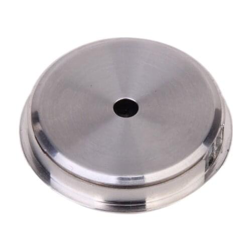 Silver Round Thermometer Hygrometer for Guitar Violin Case Universal Tool