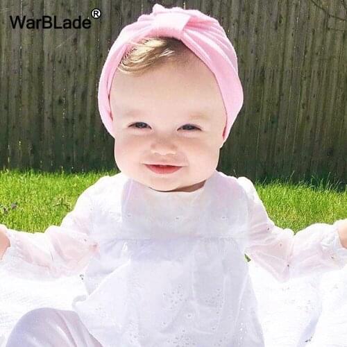 WarBLade 1Pcs Baby Hat Bonnet Autumn Winter Handmade Wool Ear Knitting Hats Newborn Baby Fashion Warmer Caps Kids Hats