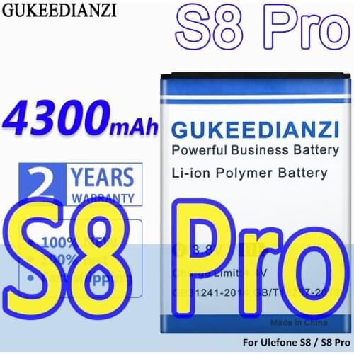 GUKEEDIANZI Ulefone S8 Pro Phone Batteries China