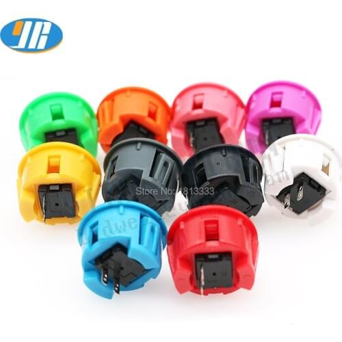 50pcs Copy Sanwa 30mm Arcade Push Button Switch Microswitch For DIY OBSF-30 Jamma Game Machine Parts