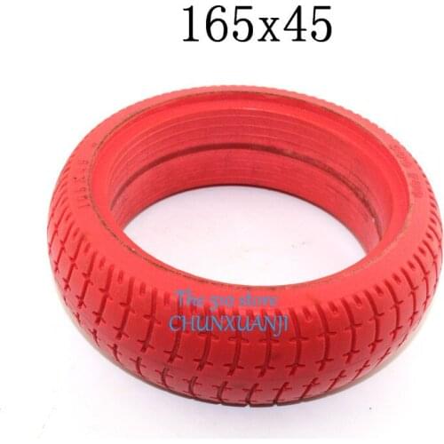 Lightning shipping high quality solid tyre for selectable for 6.5" Hoverboard Self Balancing Electric Scooter motorcycle part