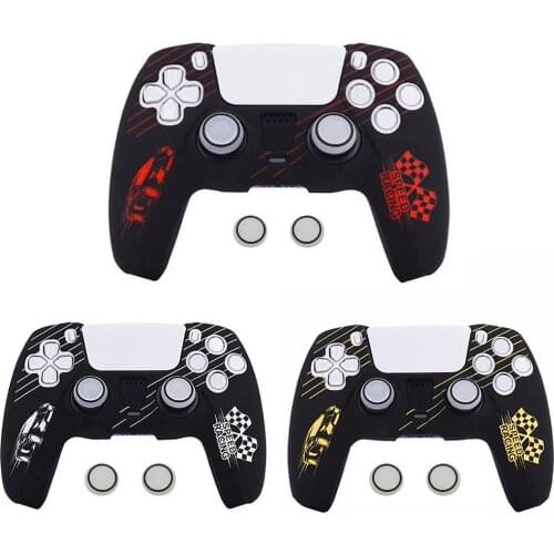 For PS5 Soft Silicone Gel Rubber Case Cover For SONY Playstation 5 For PS5 Controller Protection Case For PS5 Gamepad