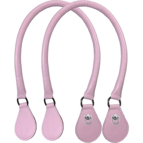 2021 New Leather Round Belt Handle with D Buckle Drops for City Chic Obag Basket Bucket Classic Mini Women Handbag O Bag